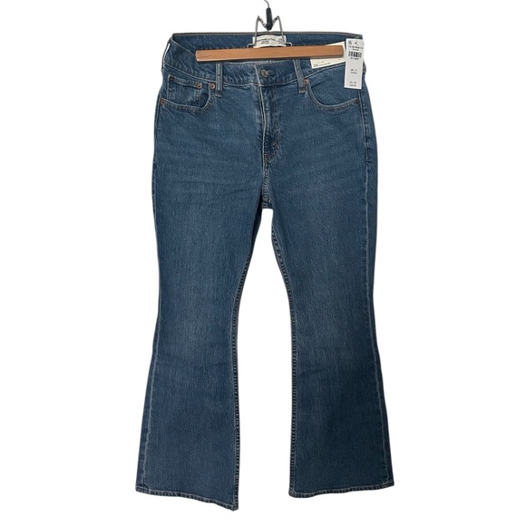 Abercrombie & Fitch Women’s Mid Rise Bootcut Jeans Size 29 X-Short New! - Picture 3 of 7